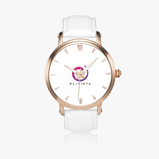 SPECIAL EDITION - Leather Watch (Rose Gold) - ELITISTA
