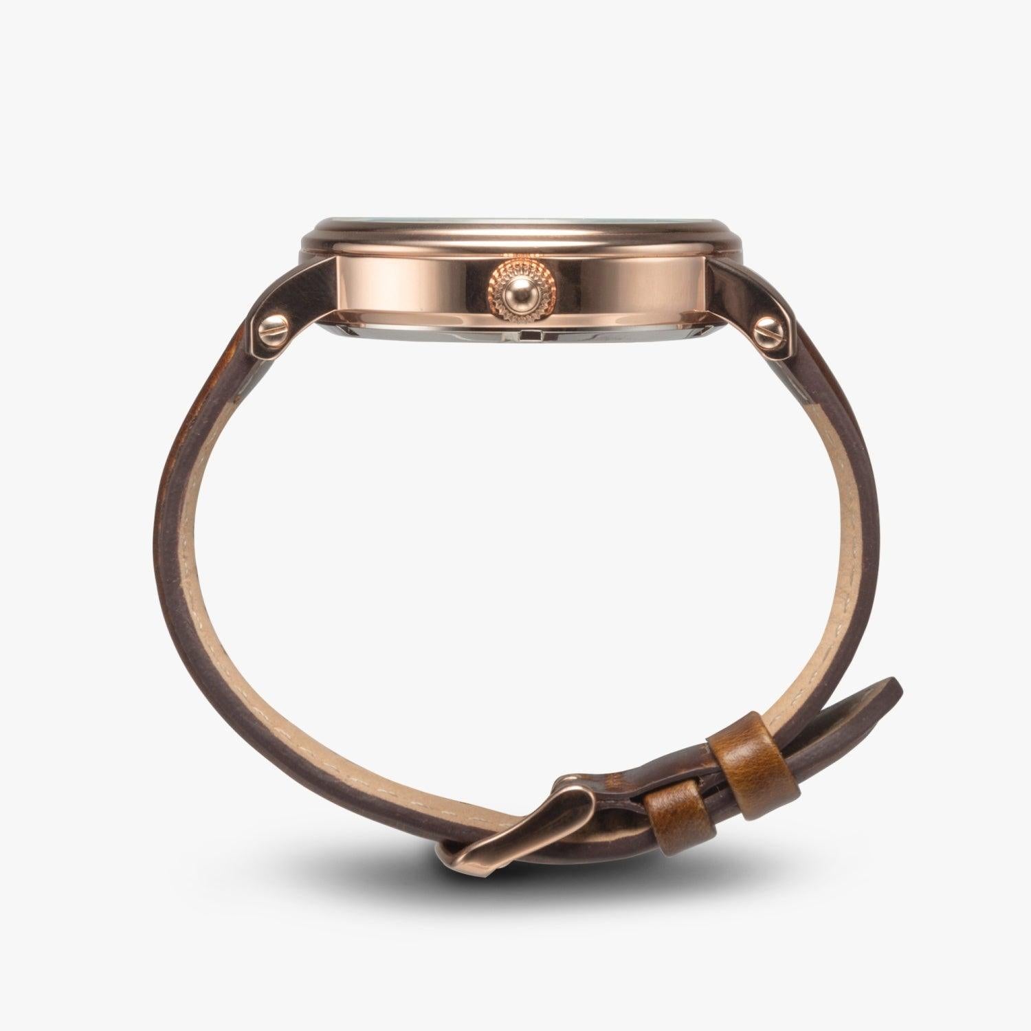 SPECIAL EDITION - Leather Watch (Rose Gold) - ELITISTA