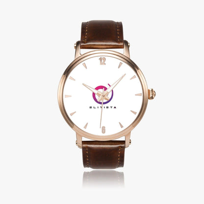 SPECIAL EDITION - Leather Watch (Rose Gold) - ELITISTA