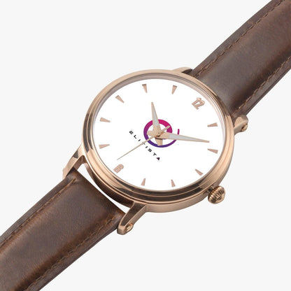 SPECIAL EDITION - Leather Watch (Rose Gold) - ELITISTA