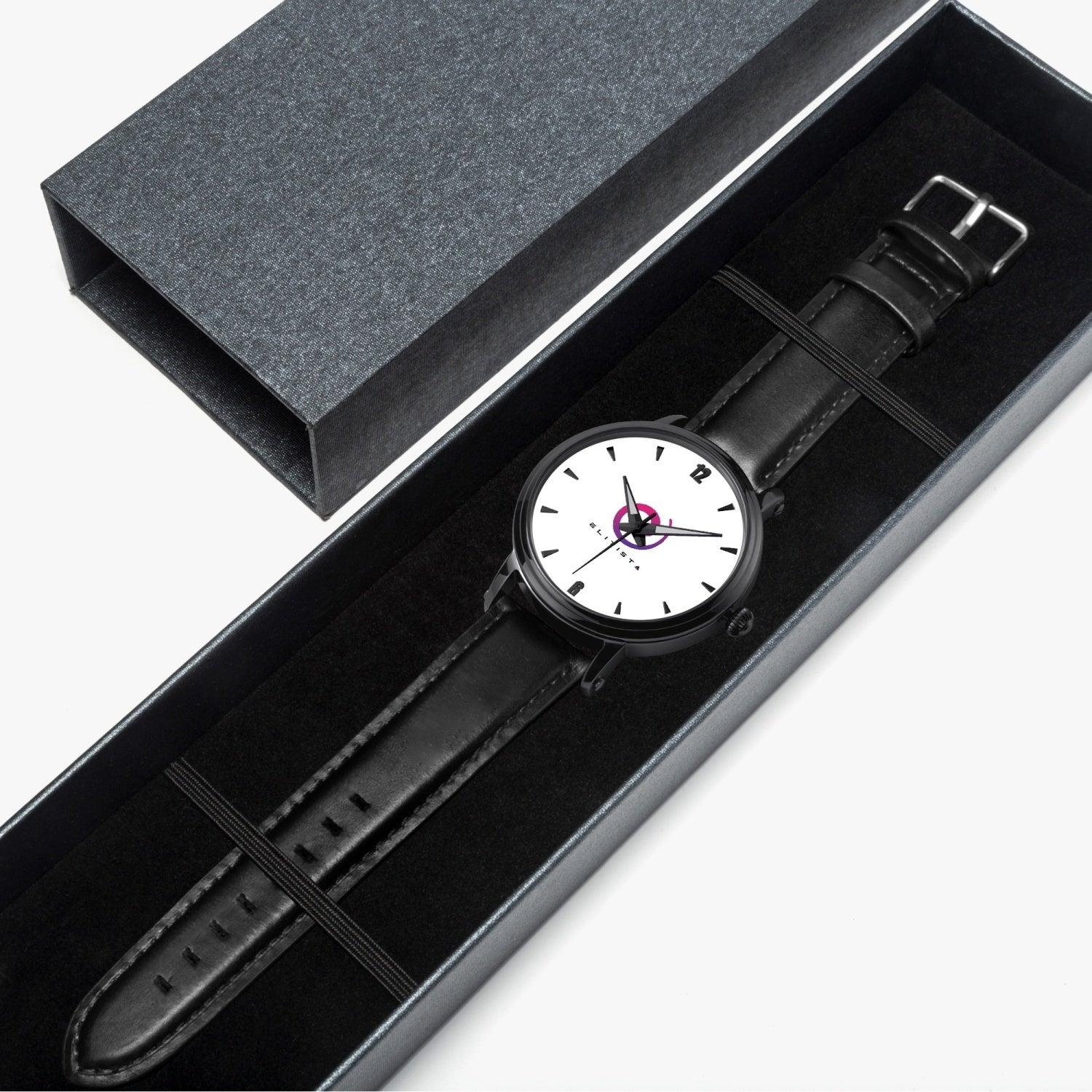SPECIAL EDITION - Leather Watch (Black) - ELITISTA