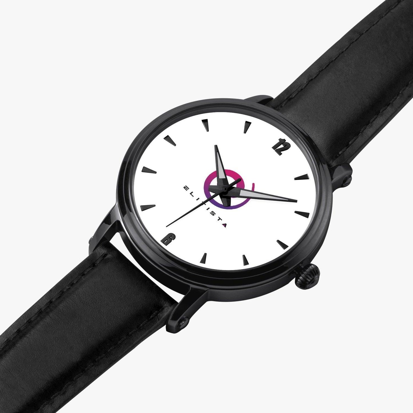 SPECIAL EDITION - Leather Watch (Black) - ELITISTA