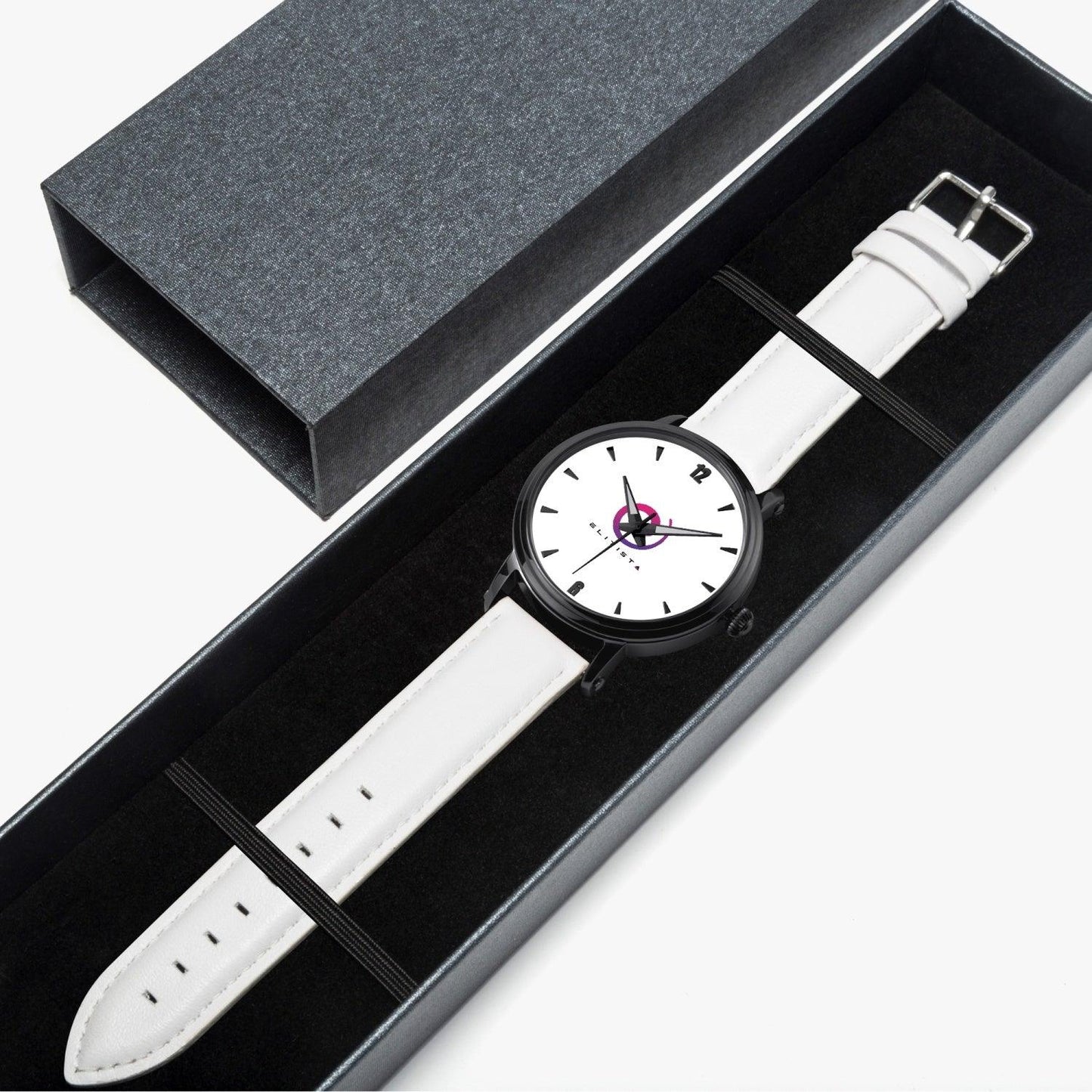 SPECIAL EDITION - Leather Watch (Black) - ELITISTA
