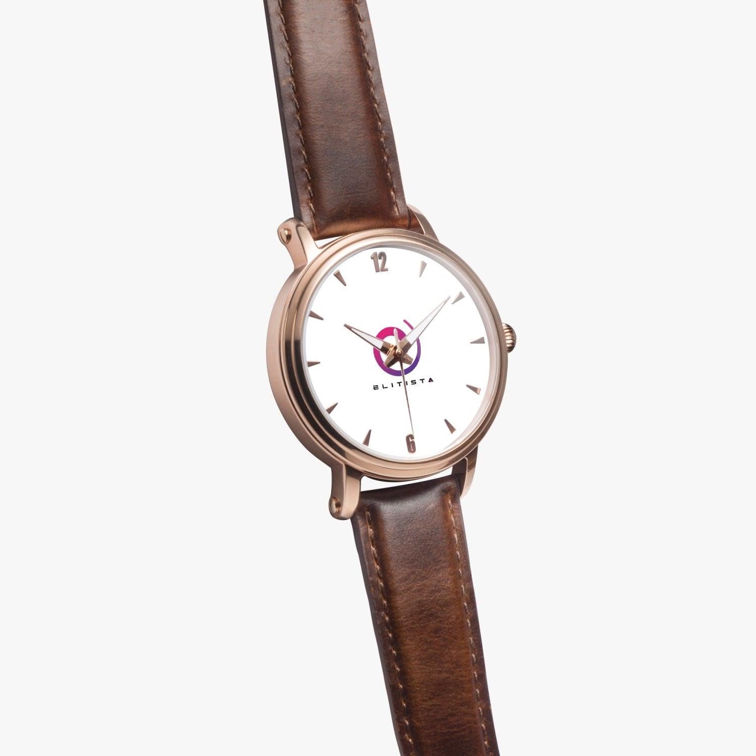 SPECIAL EDITION - Leather Watch (Rose Gold) - ELITISTA