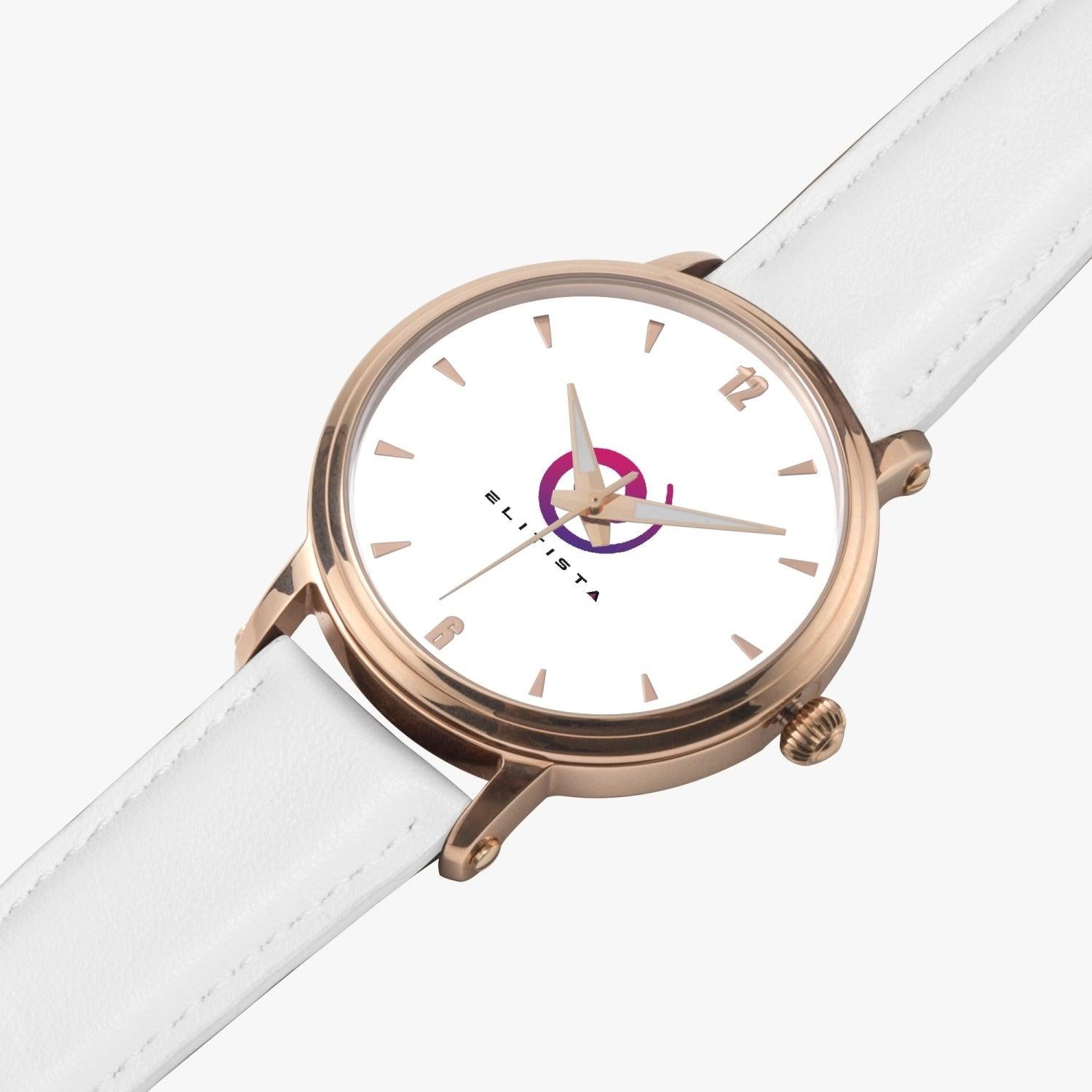 SPECIAL EDITION - Leather Watch (Rose Gold) - ELITISTA