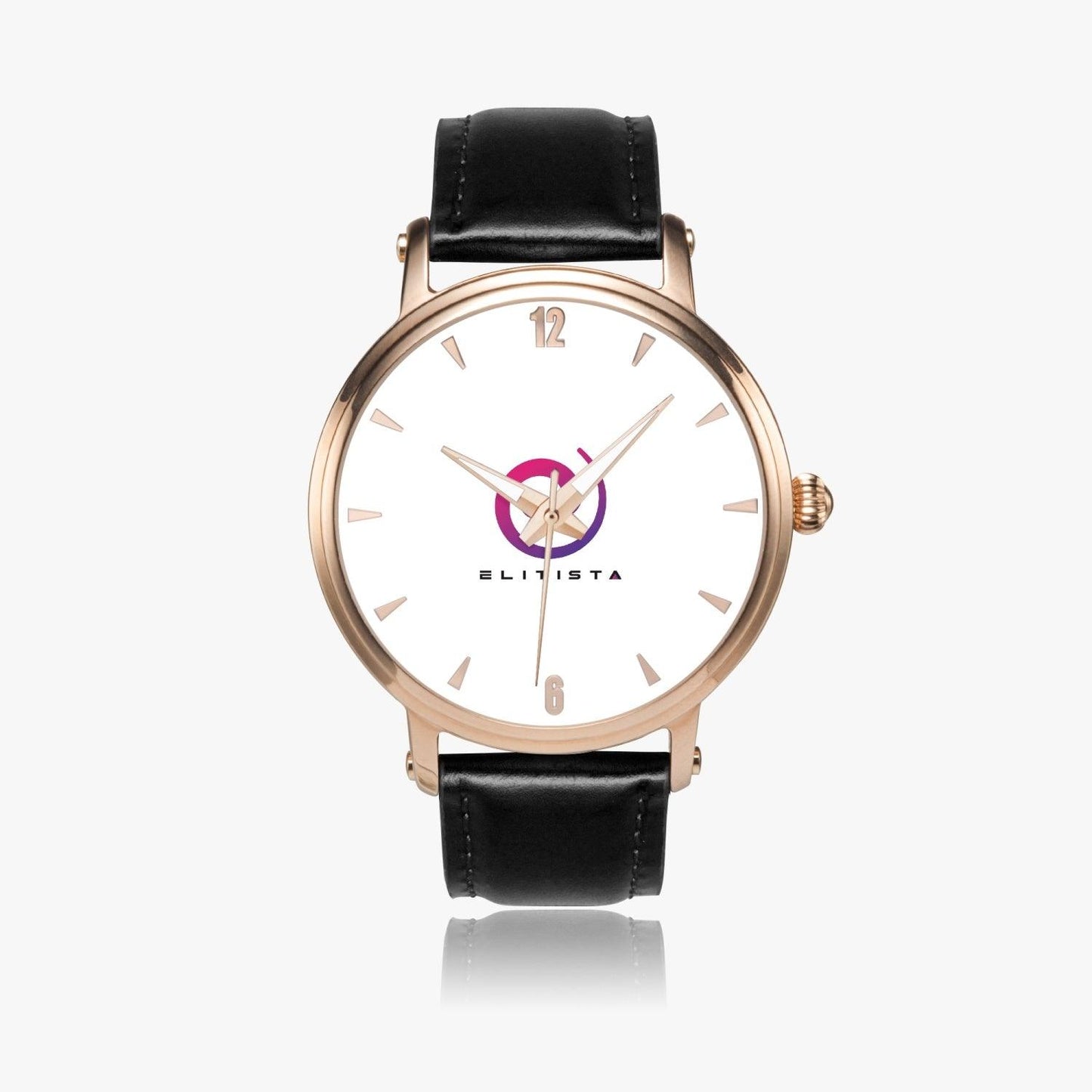 SPECIAL EDITION - Leather Watch (Rose Gold) - ELITISTA