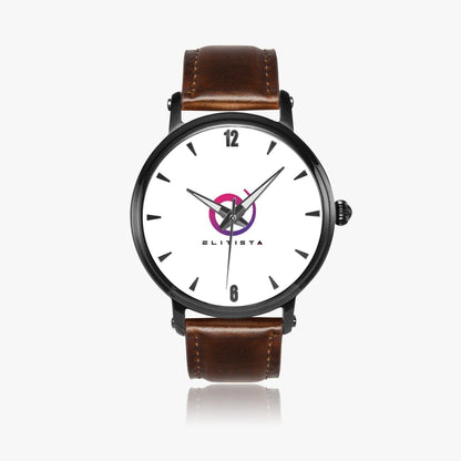 SPECIAL EDITION - Leather Watch (Black) - ELITISTA