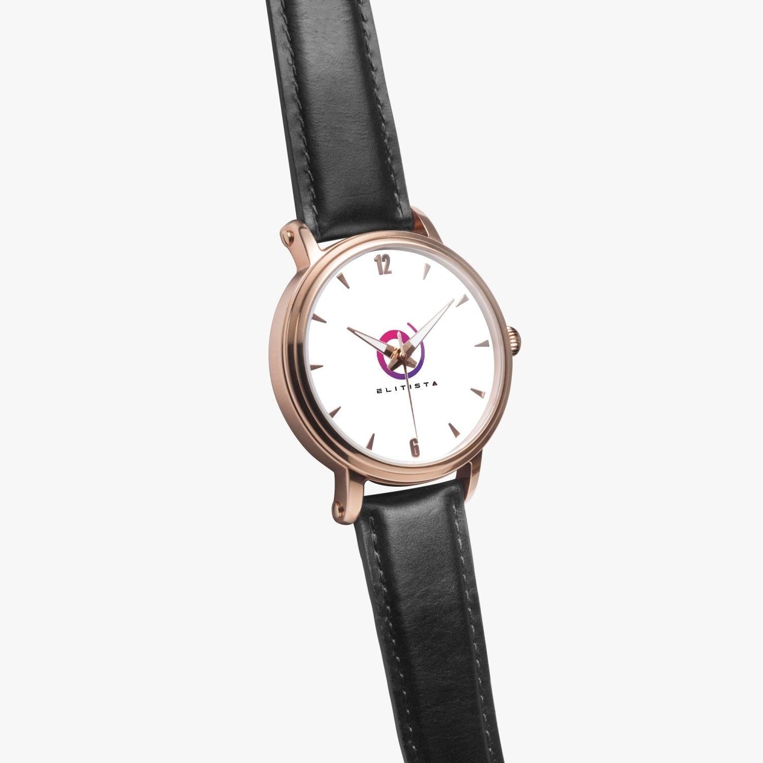 SPECIAL EDITION - Leather Watch (Rose Gold) - ELITISTA