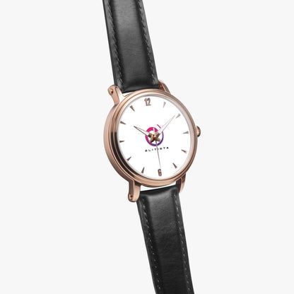 SPECIAL EDITION - Leather Watch (Rose Gold) - ELITISTA