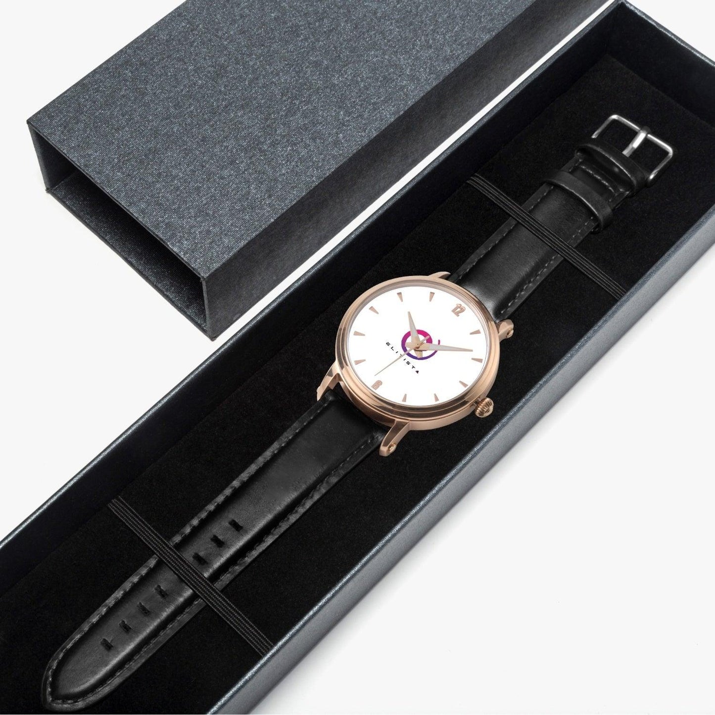 SPECIAL EDITION - Leather Watch (Rose Gold) - ELITISTA