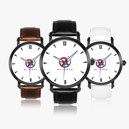 SPECIAL EDITION - Leather Watch (Black) - ELITISTA