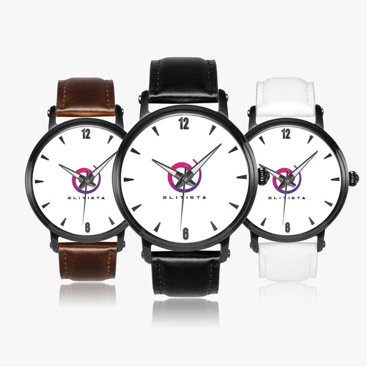 SPECIAL EDITION - Leather Watch (Black) - ELITISTA